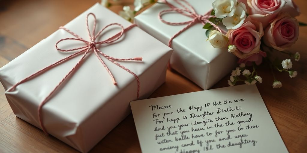 Emotionaler Brief zum 18. Geburtstag – Ein Geschenk für deine Tochter